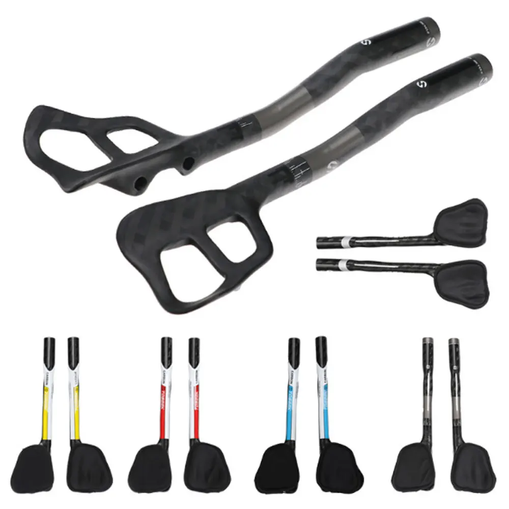 TOSEEK полностью углеродное волокно для отдыха TT Ручка Бар аэробар 31 8 мм MTB