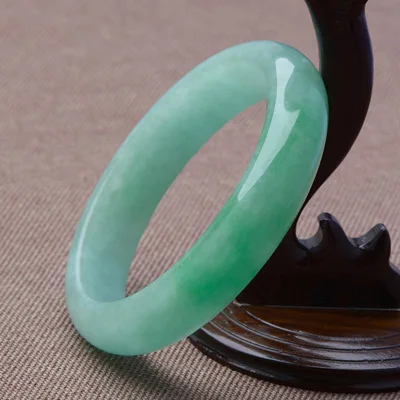 Zheru ювелирные изделия натуральный нефрит 54-64 мм зеленый браслет элегантные