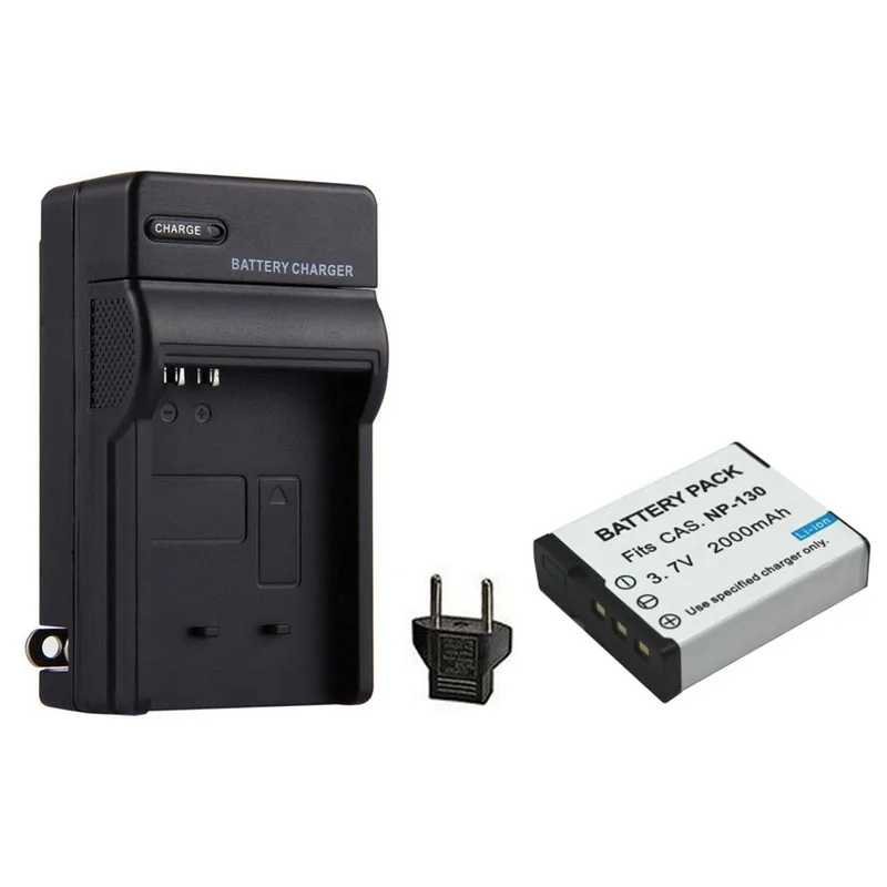 

NP-130 NP130 CNP-130 CNP130 Camera Battery + AC Charger for Casio Exilim EX-H30 ZR100 ZR300 ZR400 ZR700 ZR1500 ZR3600 ZR5500
