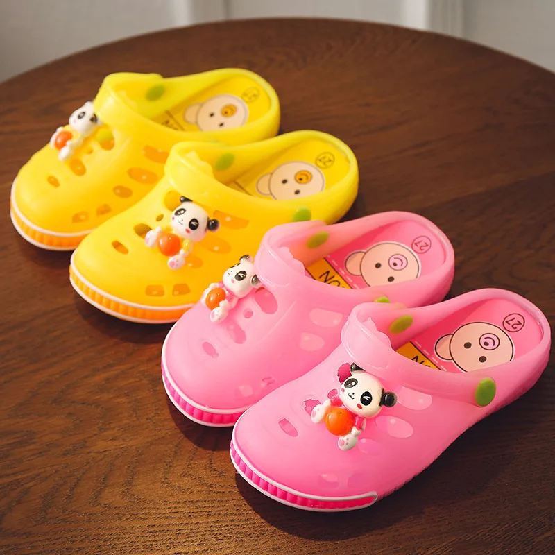 Двойная звезда 2020 Новая летняя детская обувь Crocs для мальчиков и девочек модная