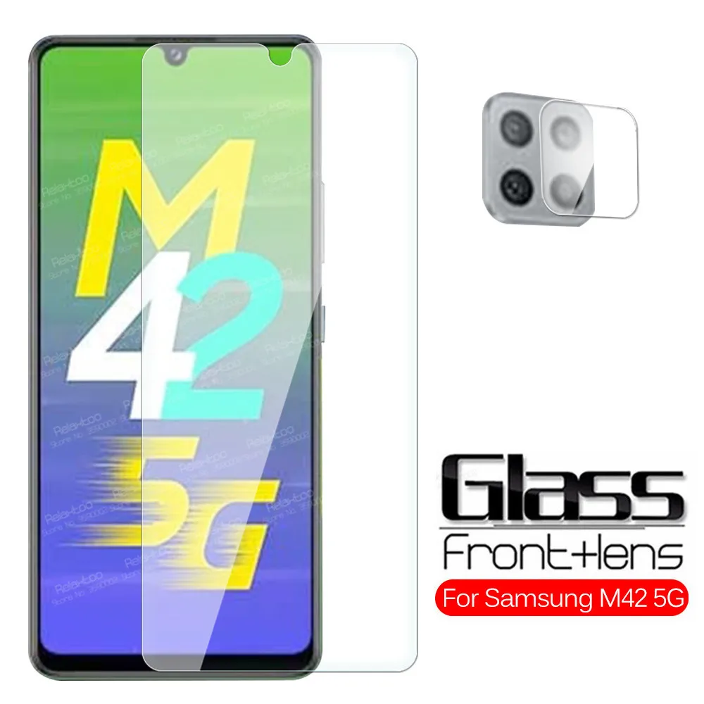 

Для Samsung M42 5G объектива камеры заднего стекла премиум класса, закаленное стекло для Samsung Galaxy M42 5G M 42 6,6 "защитное покрытие для экрана Защитная п...