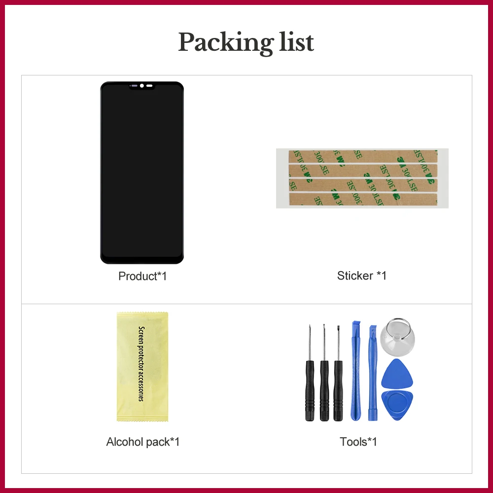 100% протестированный Оригинальный дисплей для LG G7 ThinQ ЖК-дисплей G710 G710EM ЖК-экран