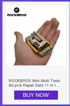 Rockbros набор инструментов для ремонта велосипеда 16 в 1 Мультитул Mtb цепь для ключа шестигранный спиц комплект Herramientas Bicicleta аксессуары велосипедные инструменты