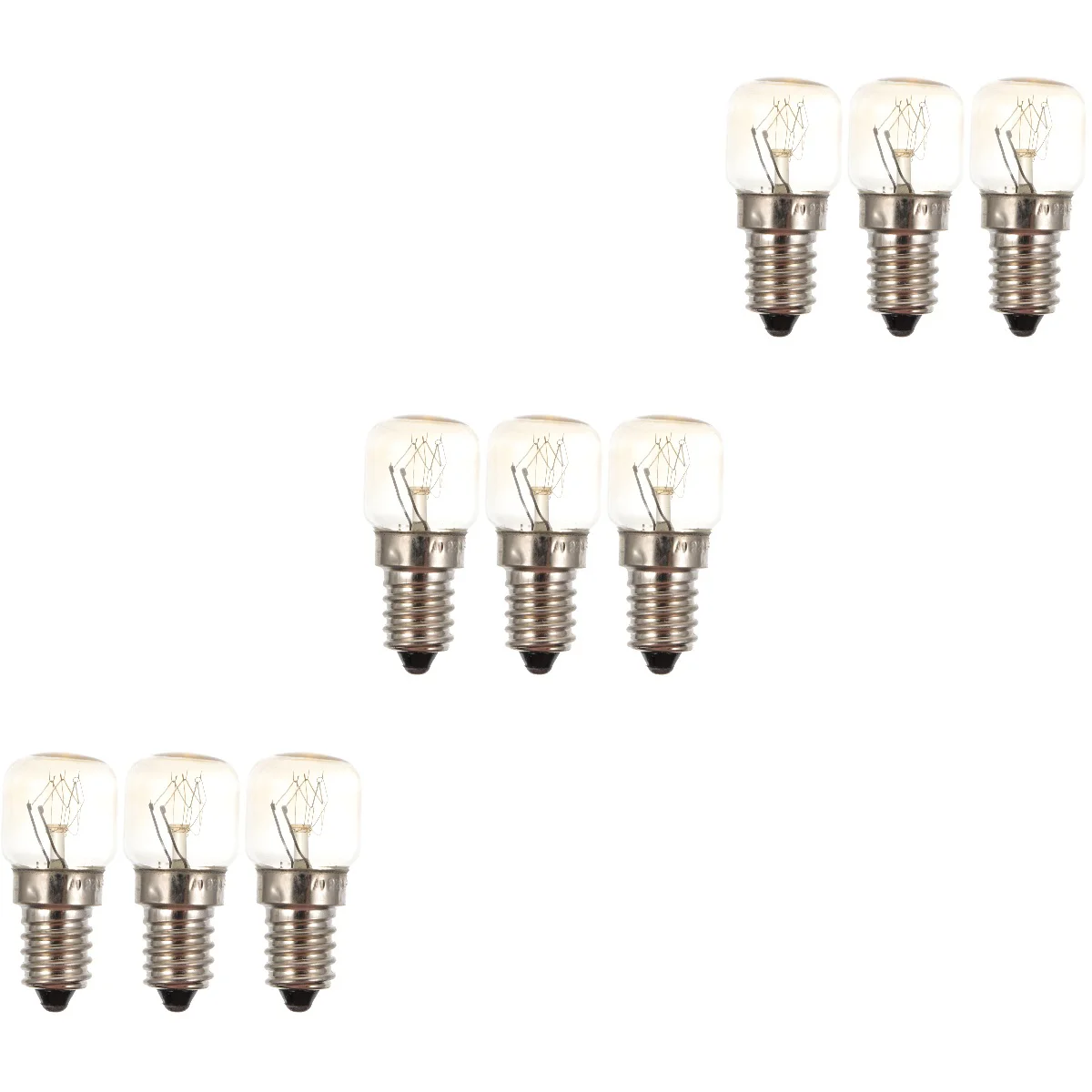 

PCS лампочка для духовки E14 15W термостойкая галогенсветильник, запасная стеклянная лампа