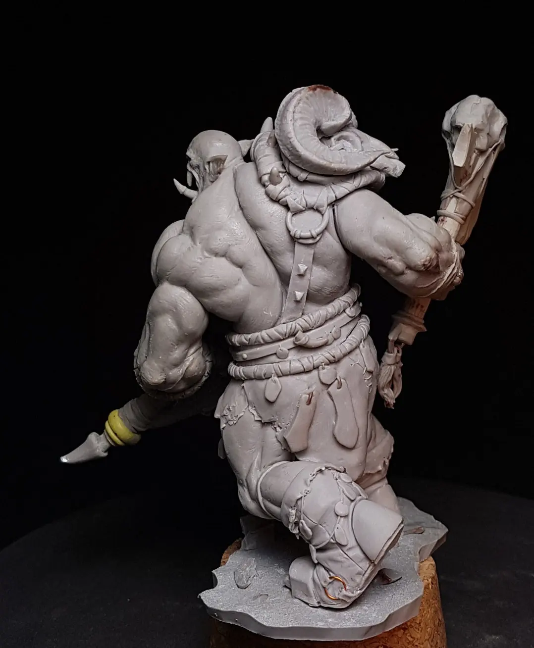 1/24 каучуковая фигурка модель комплект Unassambled Неокрашенный Orc Rager 619