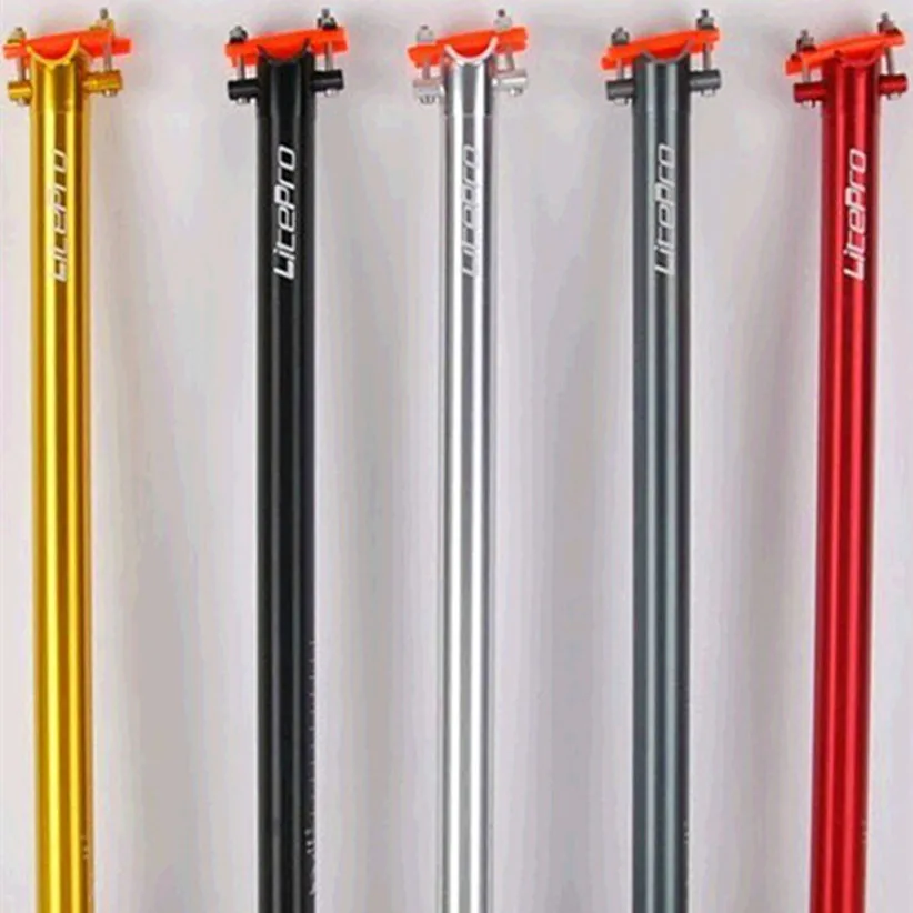 Алюминиевый складной велосипедный штырь Litepro стойка сиденья из сплава дюйма 33 9*600