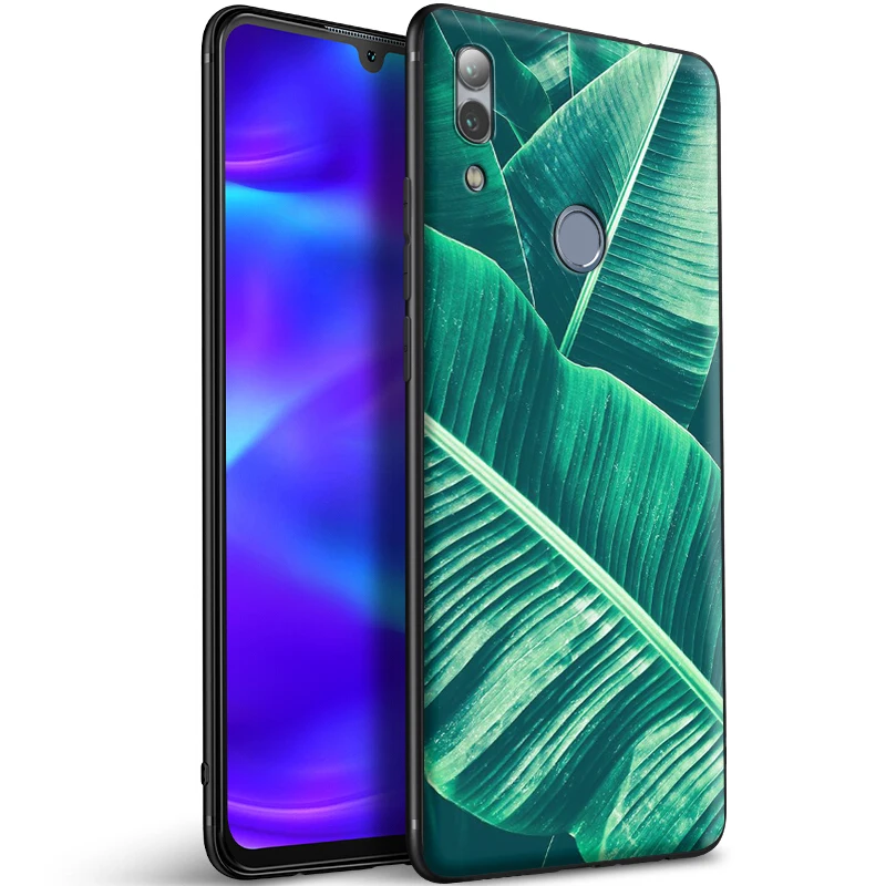 Силиконовый чехол Plants Cactus Banana Leaves для Huawei Honor V30 30 8 8A 8X 8C 9 9X 10 Note View 20 20S Pro Lite|Бамперы|