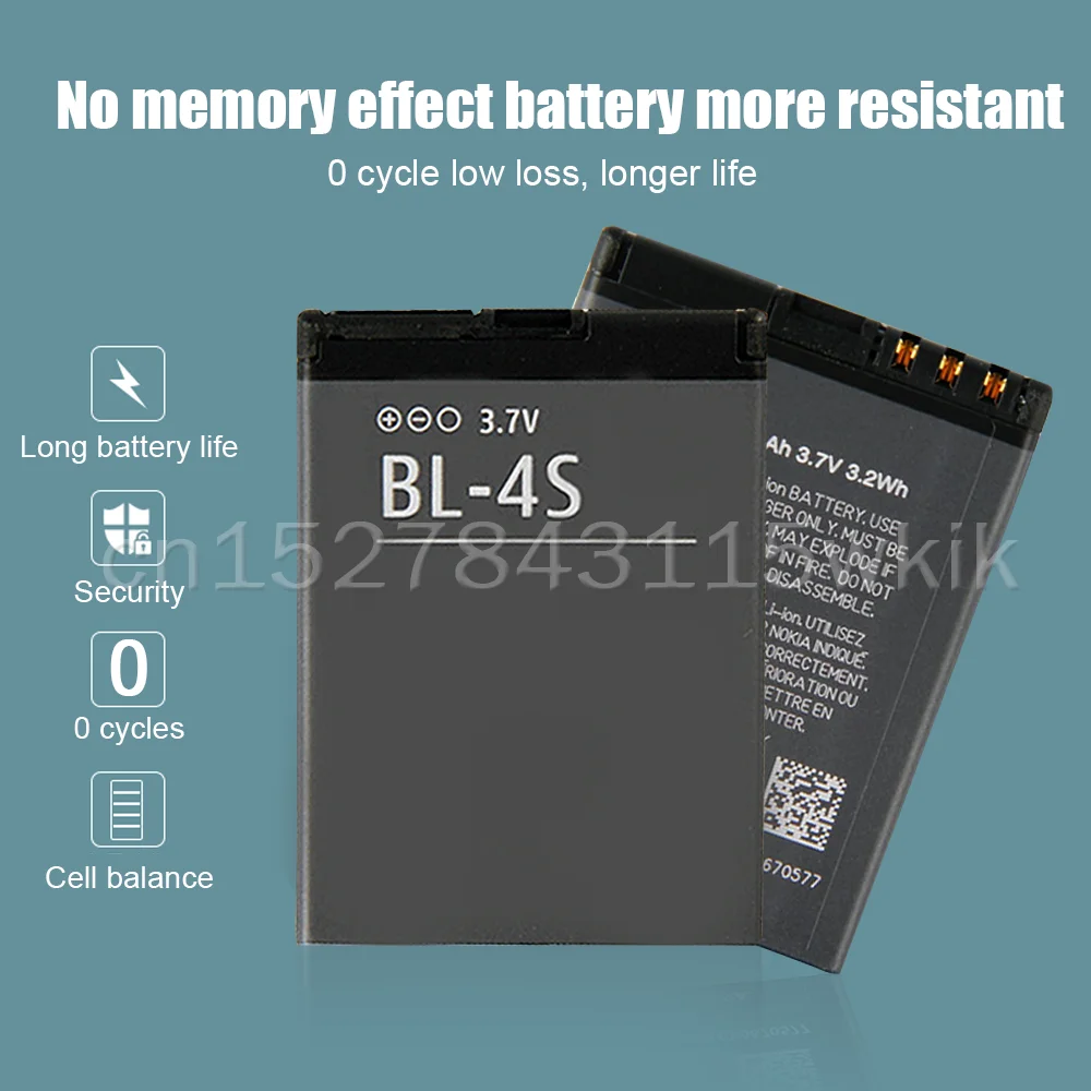 1-5 шт. запасная батарея для телефона Nokia 3 7 s 2680s 3600S 7610c 3602s 7610 7020 3710f 7100 6202c 6208c |