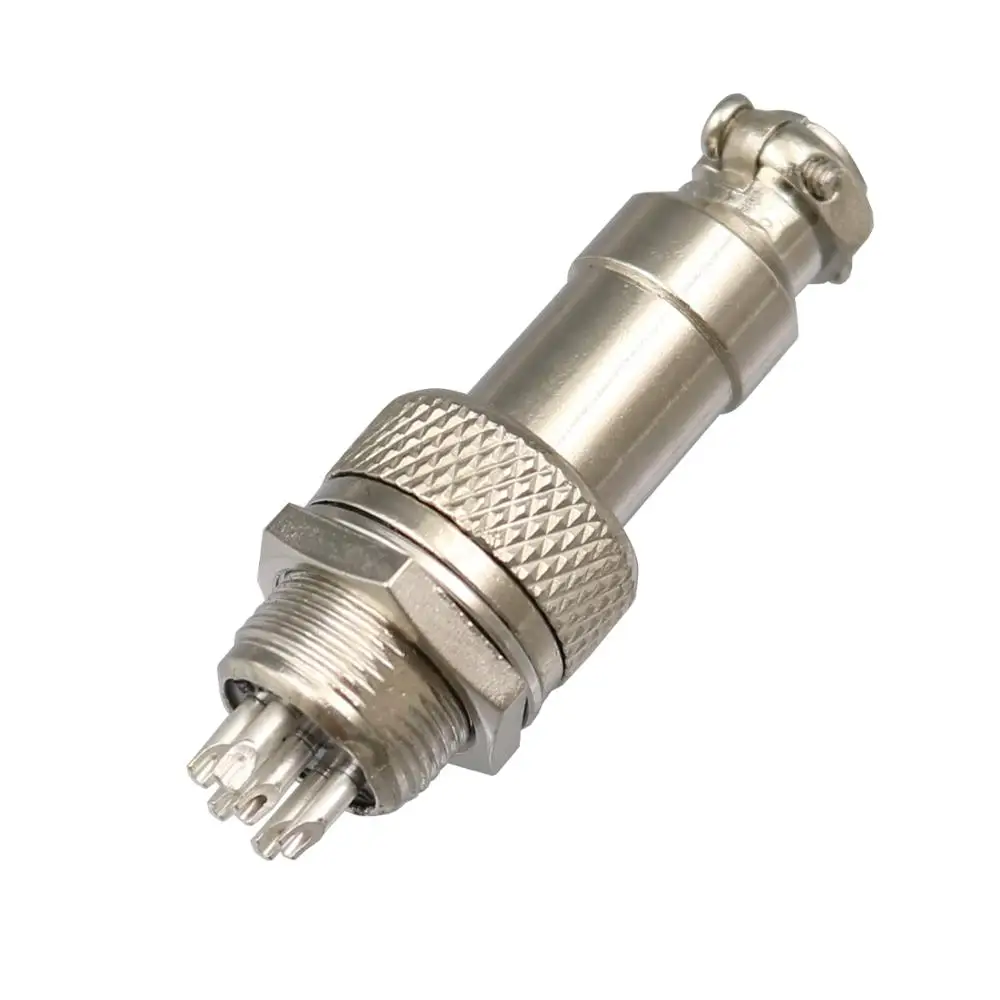 10Pcs 12mm Panel Mount Metal Aviation Plug GX12 Male Female 2 3 4 5 6 Core Cable Connector | Обустройство дома