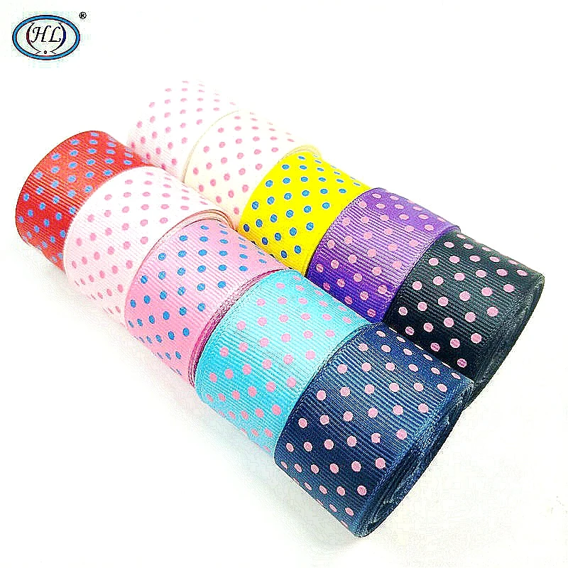 25 мм 5 ярдов/10 ярдов &quotГорошек&quot корсажная лента свадебная Рождественская