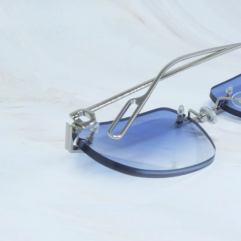 

Rimless Transparent Eyeglasses Frame Fashion Carter Desinger Eye Glasses Frames Fill Prescription Lens Sunglasses Shade Eyewear