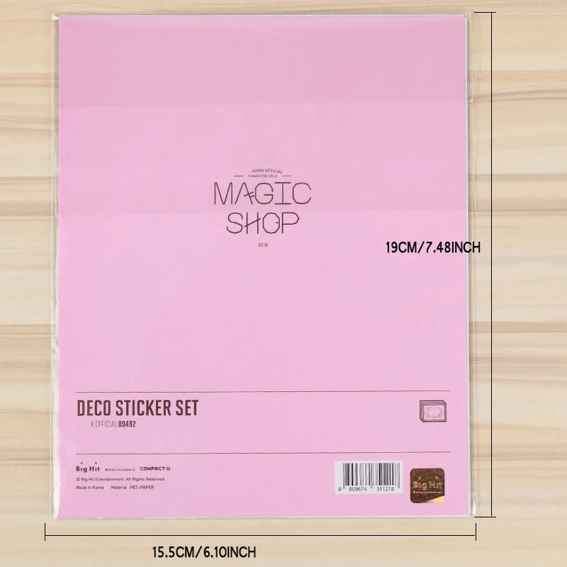 KPOP Bangtan Boys Magic Shop последняя наклейка карта душа Persona JUNG KOOK JIMIN JIN SUGA J-HOPE FH192