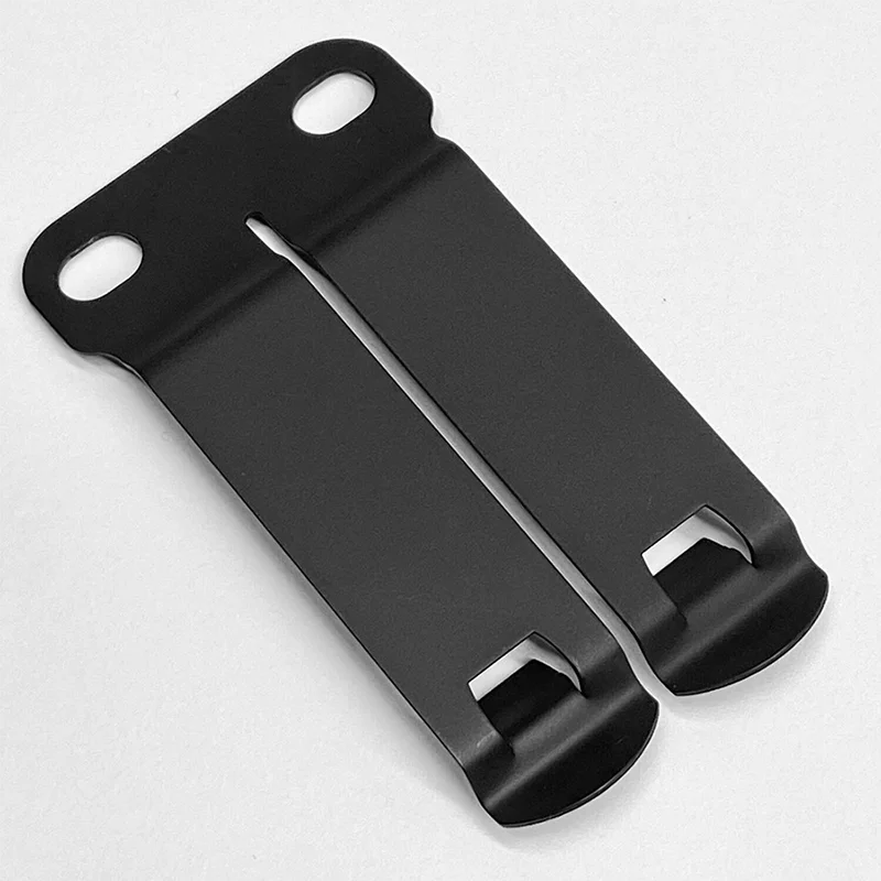 3 Sets Stainless Steel KYDEX Holster Belt Clips Pocket K Clamps for Knife Scabbard Sheath Cowhide Case DIY Making Accessories | Спорт и