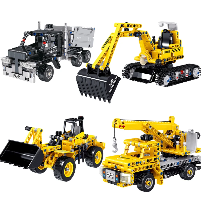 Городской инженерный кран Truckshovel экскаватор грузовик строительный блок