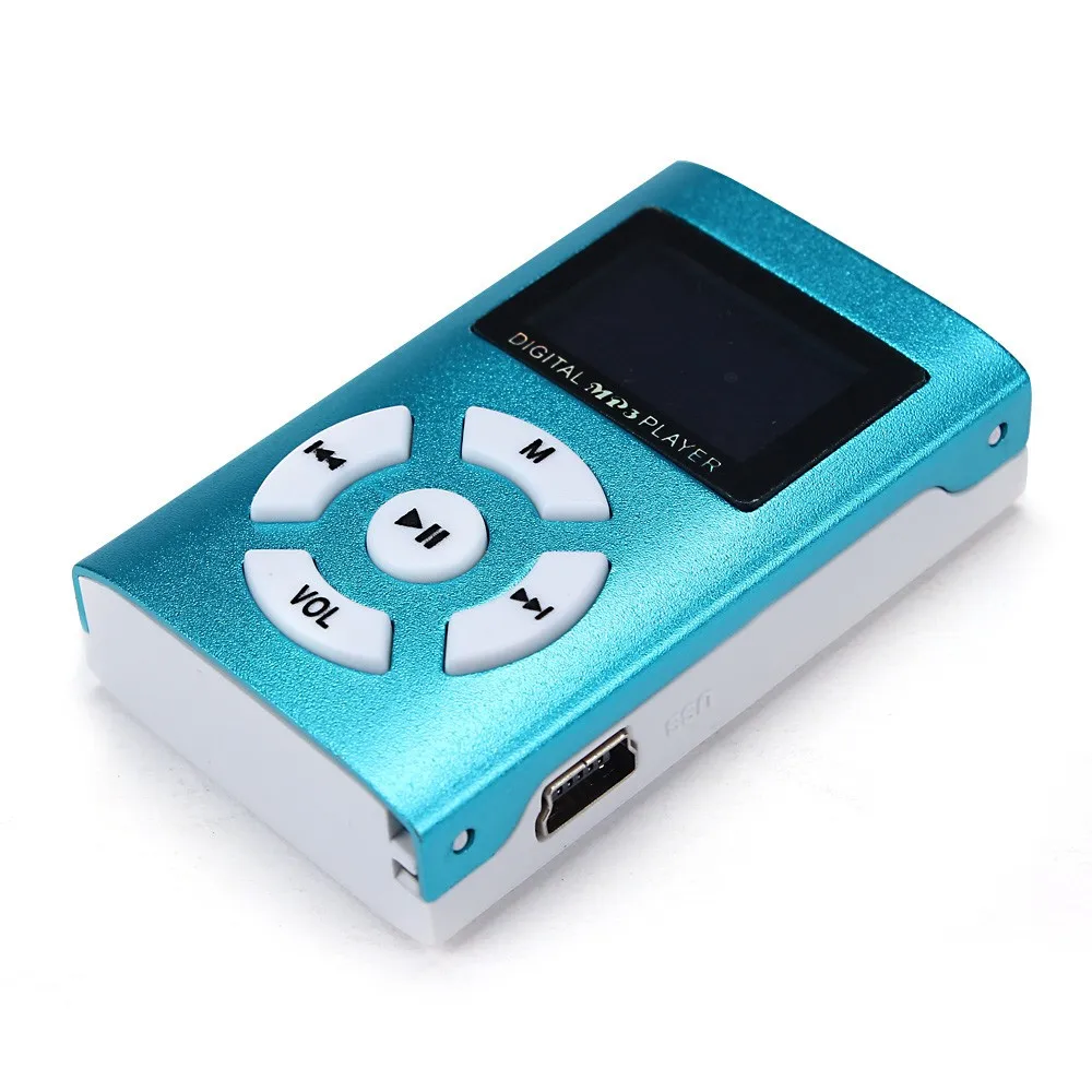 Мини-usb MP3 Плеер с ЖК-экраном 32 ГБ Micro SD TF карта перезаряжаемые музыкальные плееры 3,5 мм разъем портативный аудио воспроизводитель Mp3 Плеер