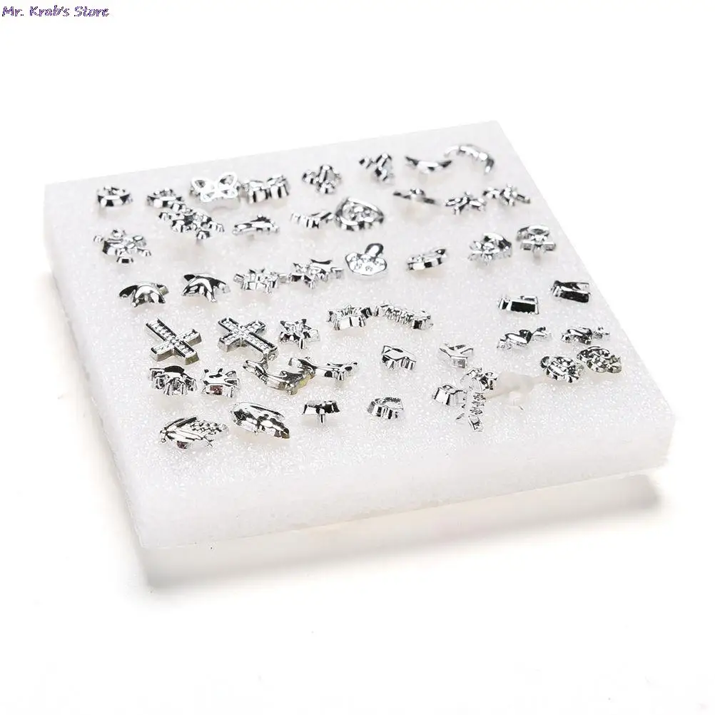 24Pairs Mix Silver Plated Plastic Ear Stud Earring Set Bijoux Bohemian Earrings Jewerly For Girls | Украшения и аксессуары
