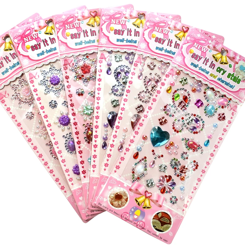 Детский макияж сценическое шоу мультфильм Драгоценные камни маленькая паста