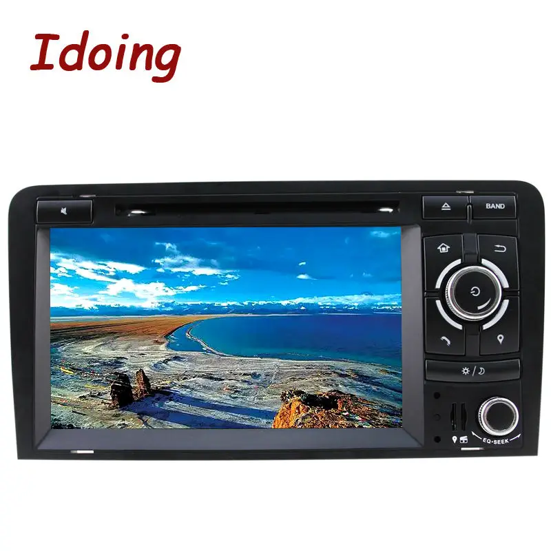 Idoing 2Din автомобильный мультимедийный DVD плеер для Audi A3 Android7.1 GPS навигация видео WIFI