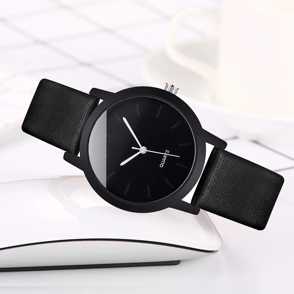 Часы наручные Vansvar женские модные простые креативные кварцевые с круглым