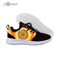 summer solar eclipse mandala walking breathable shoes 2019 spring autumn black light weight outdoor walking sneakers men