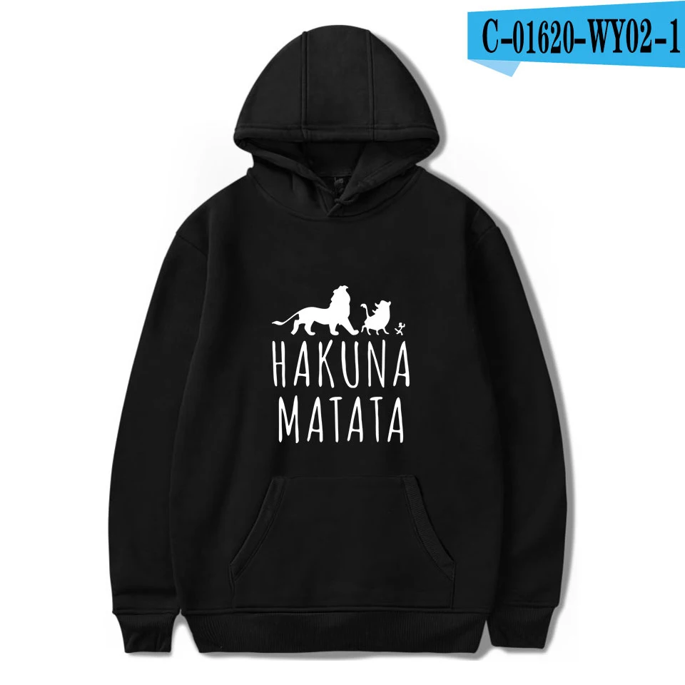 Толстовка с капюшоном и принтом "Король Лев Симба" из фильма "Акуна Матата", Женская/Мужская одежда, лидер продаж, толстовки, Толстовка - Цвет: picture color