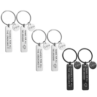 stainless steel keychain valentine keychain gift rectangle keychain funny key chain