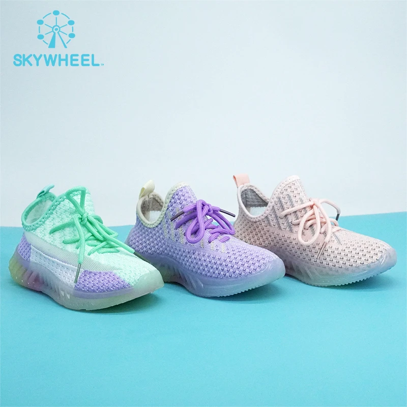 Zapatillas de correr para ni&ntilde;os, zapatos ligeros y transpirables, antideslizantes, informales, para caminar, deportivas para ni&ntilde;as-0