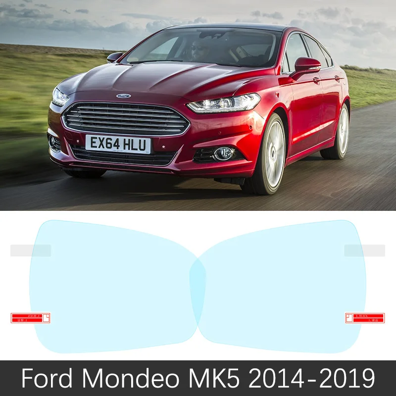 Monden MK3 2014-2019 Для Ford Mondeo mk3 mk4 mk5 Fusion 2000~ полное покрытие Зеркало заднего вида непромокаемые Анти-противотуманная пленка аксессуары 2004 2006 - Название цвета: Monden MK3 2014-2019