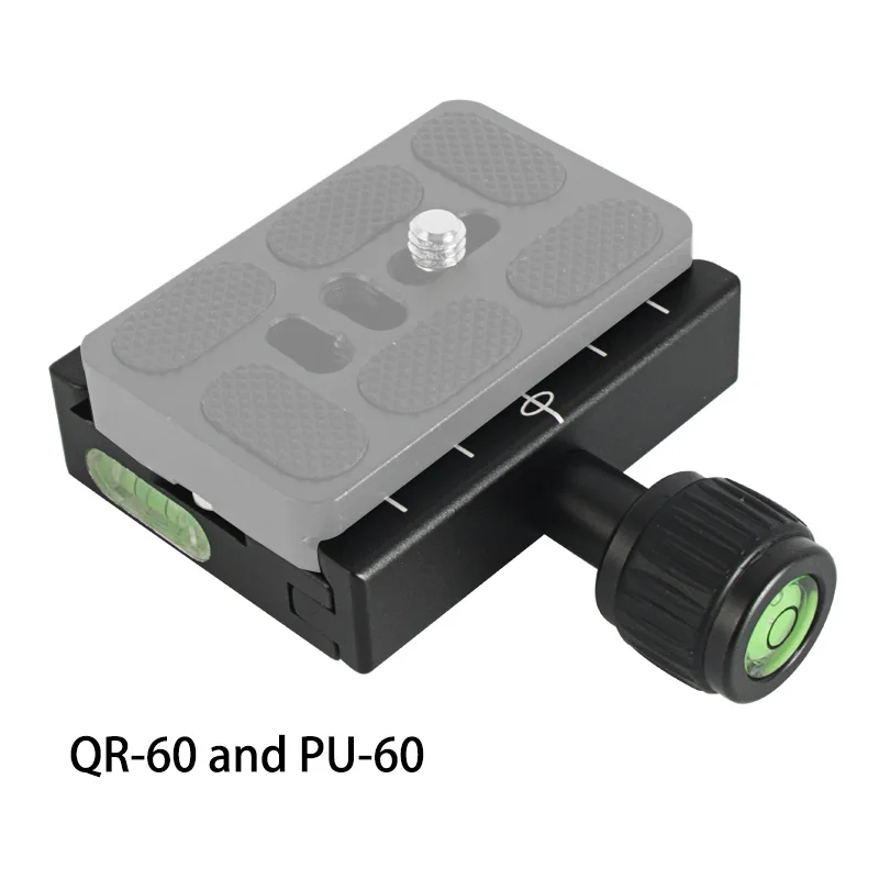 

QR 60 Camera Clamp Tripod Clamp Quick Release Clamp RRS Compatible Adapter Mount Holder for Dslr Camera