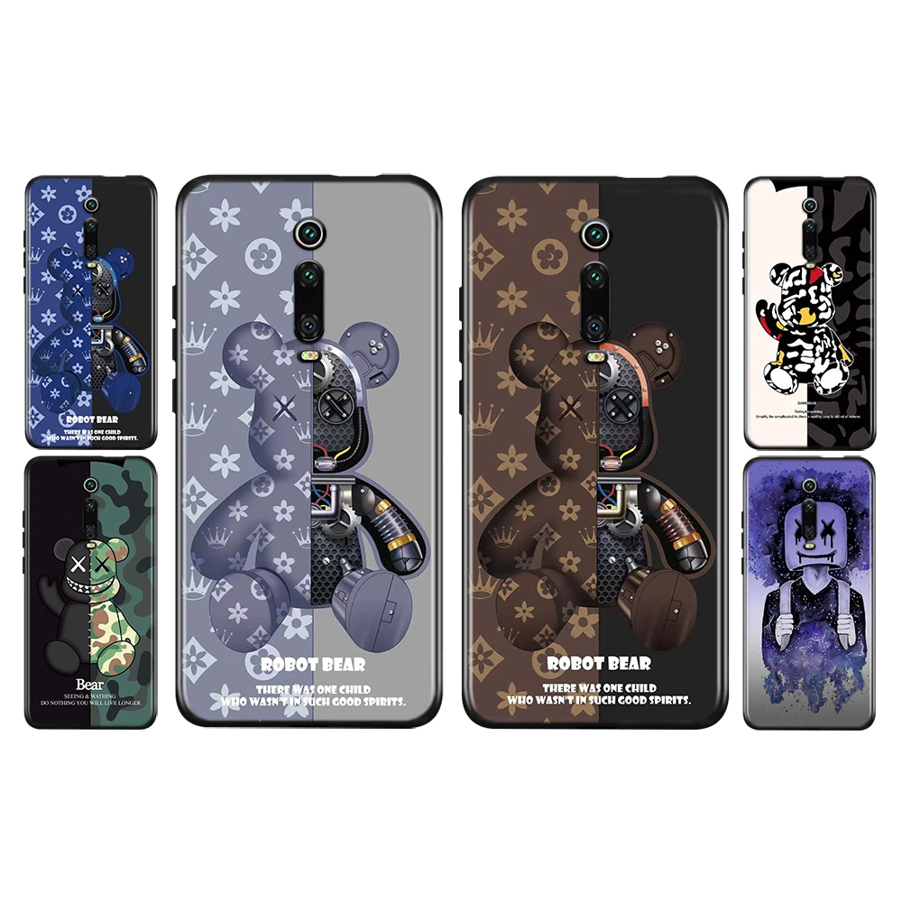 

3D Cute Bear Silicone Cover For Xiaomi Redmi 10 9 9T 9C 8 7 6 Pro 9AT 9A 8A 7A 6A S2 GO 5 5A 4X Plus Phone Case