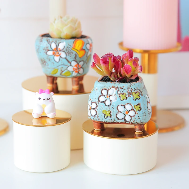 Shengshi цветочный горшок керамическое мясо креативный в Корейском стиле