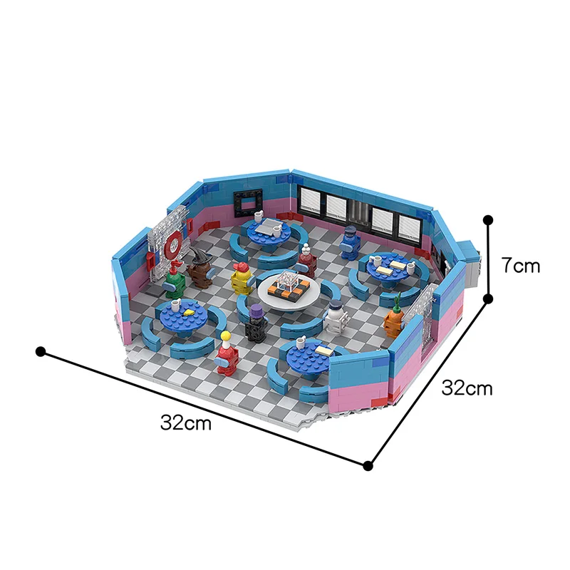 

BuildMoc Friends Central Perk Apartment House Architecture TV Community Building Blocks MOC Friendship For Girl Set Bricks Toys