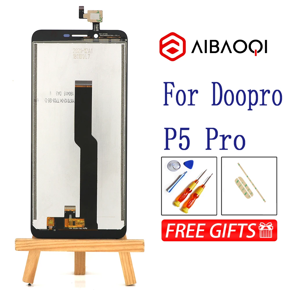 AiBaoQi новый оригинальный 5 дюймовый сенсорный экран + 1280x640 ЖК-дисплей в сборе