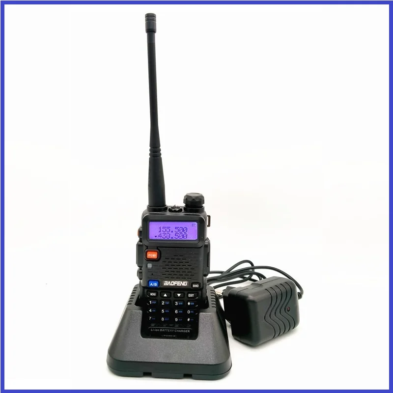 2 шт. иди и болтай Walkie Talkie 8 Вт UV 5R Портативный CB радио приемопередатчик