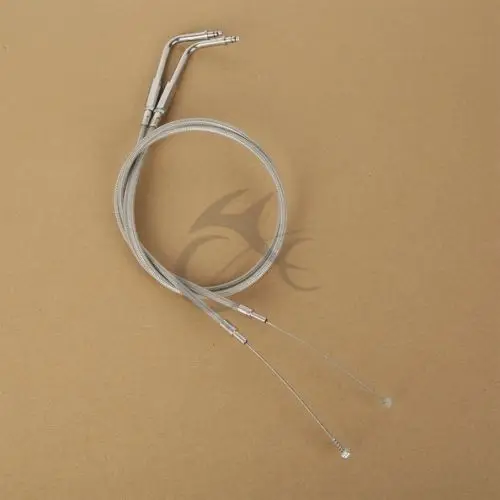 Кабель дроссельной заслонки из нержавеющей стали для мотоцикла 80/90/120/130 см Harley