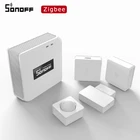 Датчик температуры и влажности SONOFF SNZB-01 02 03 04 ZigBee, в режиме реального времени, уведомление о низком заряде батареи, работает с приложением SONOFF ZigBee eWeLink