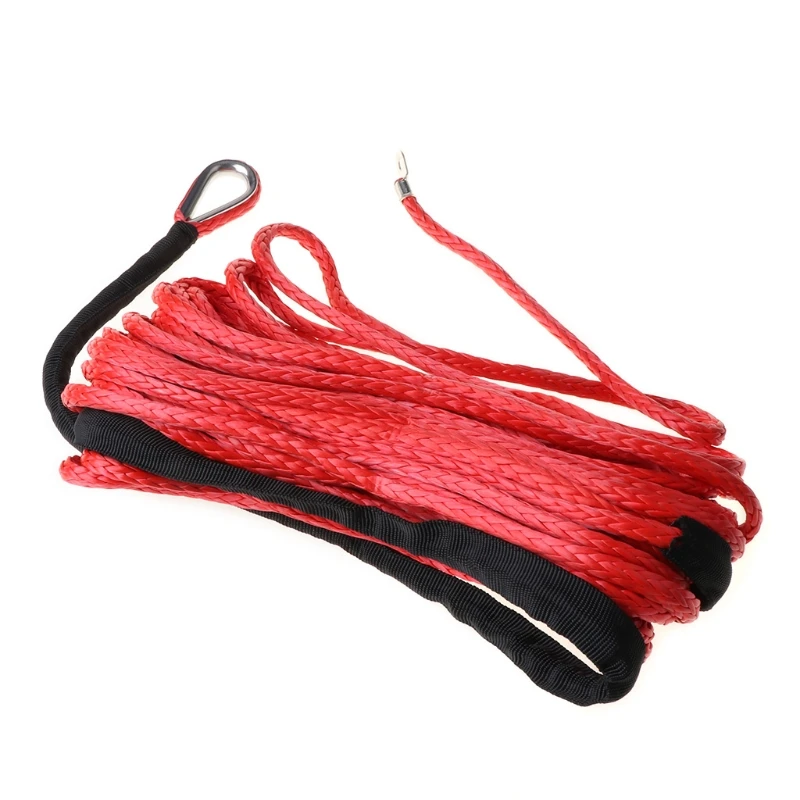 

Winch Rope Car Emergency Trailer Belt 5700LBs/7700LBs Vehicle Winch Cable Synthetic Towing Rope Outdoor Accessories