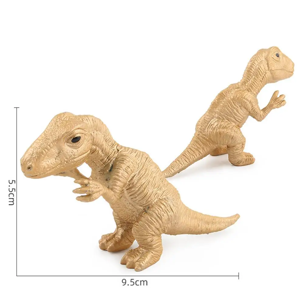 

8 Pcs Mini Version Gold Dinosaur Animal Model Simulation Dinosaur Ornaments Animal Model Action Figures Collection Toy For Kids