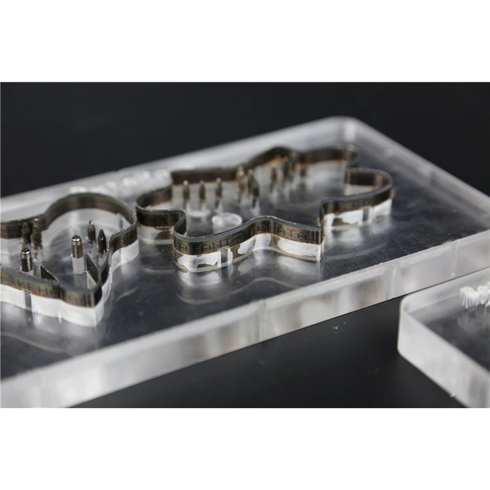 Сделай сам животные дизайн высечка для кожи изготовление на заказ акриловый/ПММА