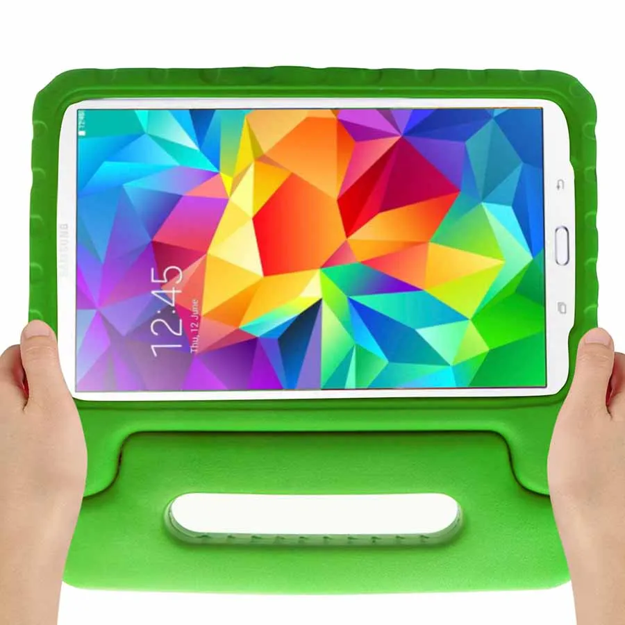Дети EVA противоударный чехол для samsung GALAXY Tab E 9,6 дюймов SM-T560 T561 T565 T567V ручка для планшета подставка чехол для детей