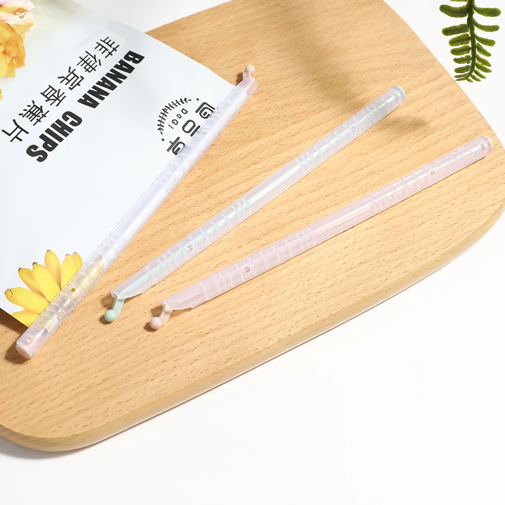 fasola 6 pcs plastic bag sealer sealing clips for packages food bag closure kitchen storage gadget accessories free global shipping