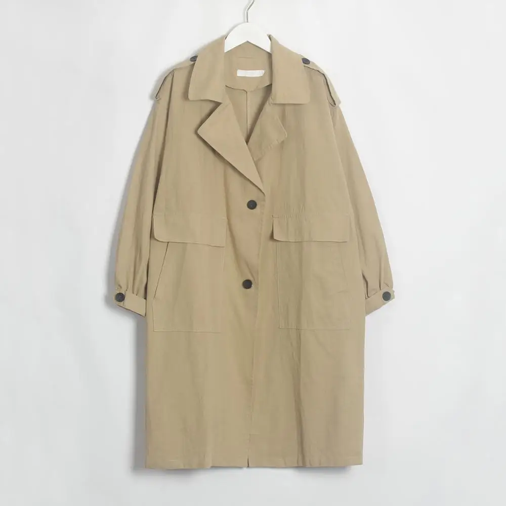 Wixra женское повседневное однотонное классическое пальто одежда оверсайз