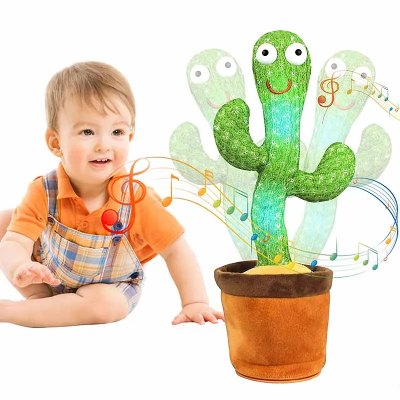 

Танцующий кактус, электрическое танцевальное растение, кактус, плюшевая игрушка с музыкой, разговор, повторение звука, Детская развивающая ...
