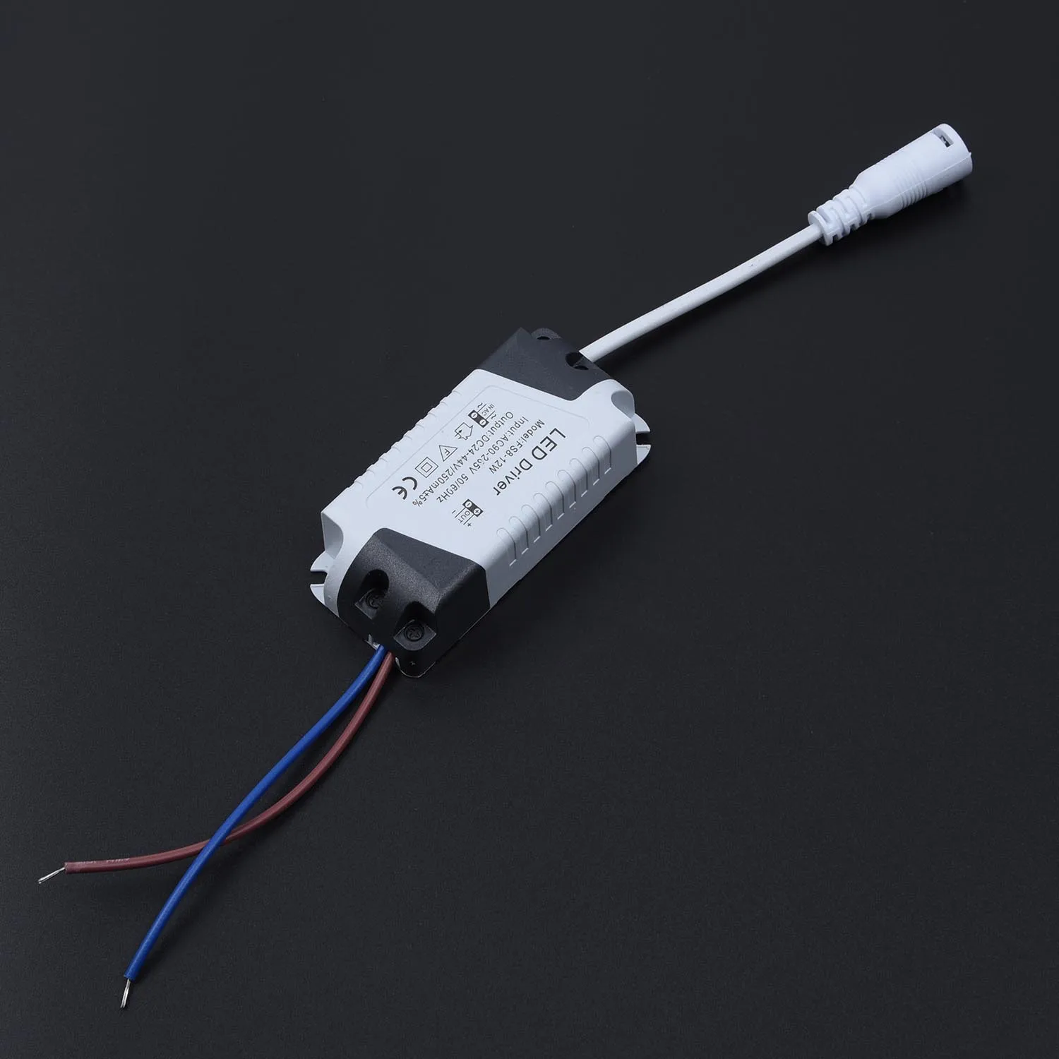 AC90 ~ 265V 3W 4-7W 8-12W 13-18W 18-24W светодиодный трансформатор питания с DC разъемом для