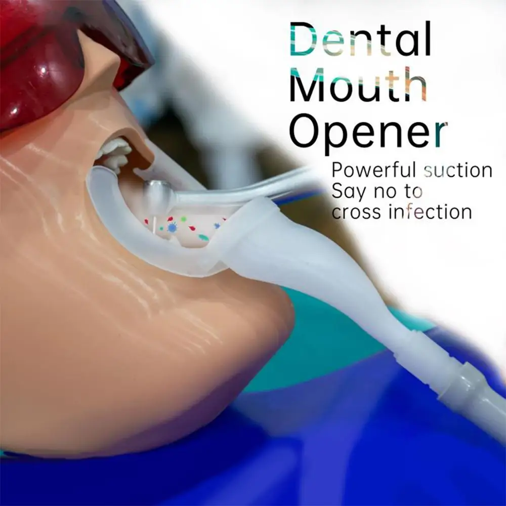 

Dental Mouth Opener Dental Cheek Lip Retractor Suction Multifunction Mouth Opener for Dental Chair HVE Suction Dentistry Gadgets