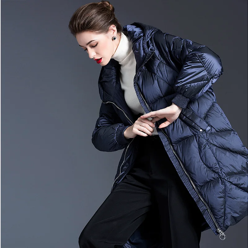 White Warm 90% Winter Coat Thick Zipper Abrigos Mujer Invierno 2021 Duck Down Jacket Women
