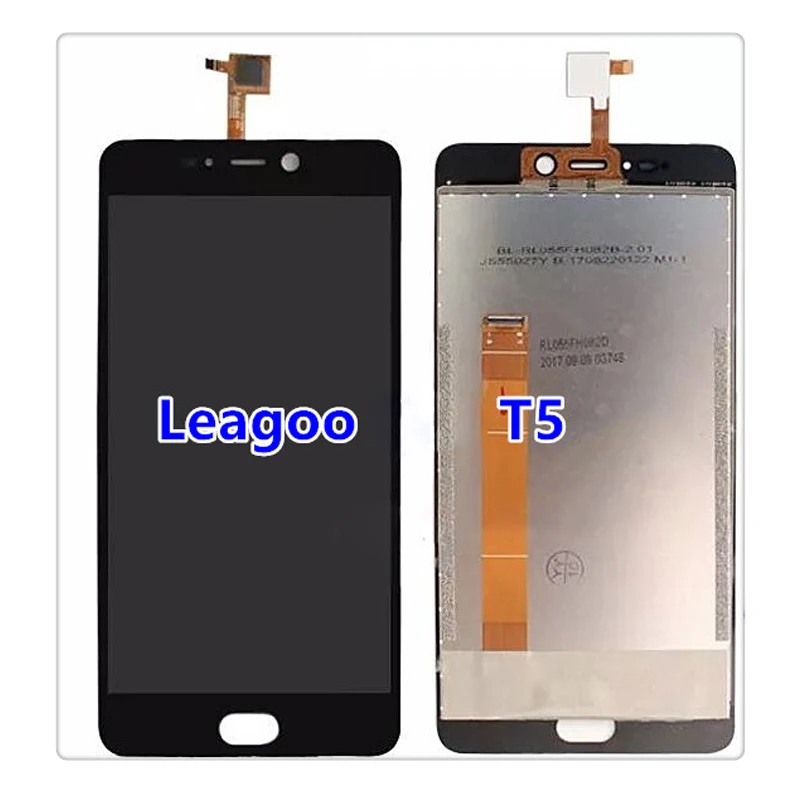 ЖК дисплей 5 дюйма для Leagoo T5 сенсорная панель дигитайзер в сборе оригинальный T