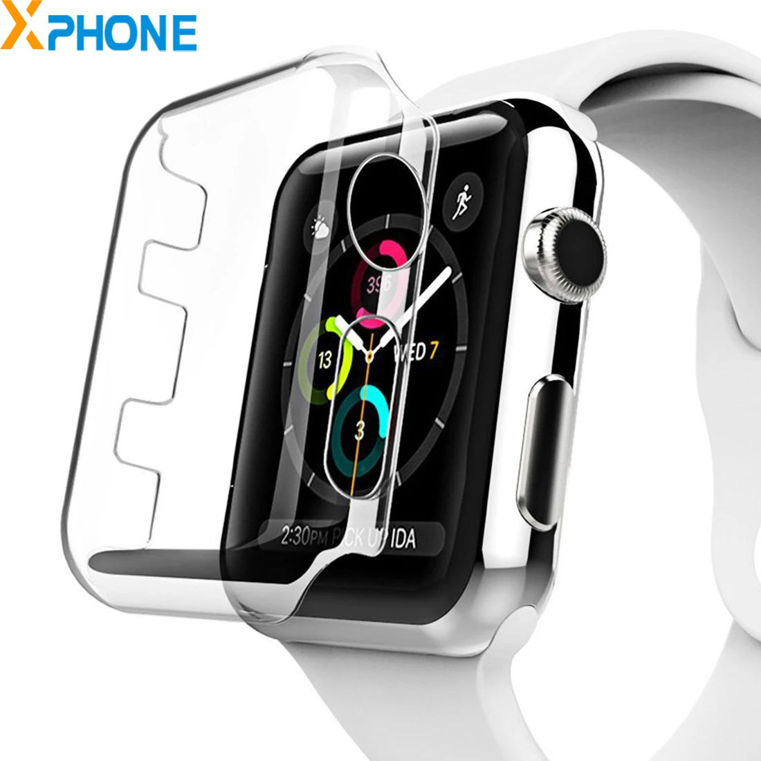 Для Apple Watch Series 3 38 мм 42 прозрачный чехол из поликарбоната Fundas умные