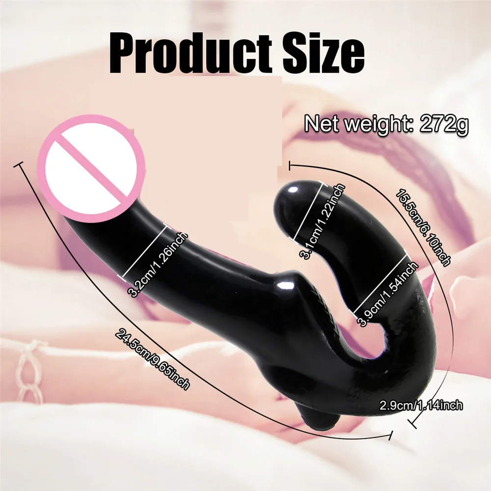 10 скоростей без бретелек вибратор Strapon женский Двойной вибрационный G Spot взрослых