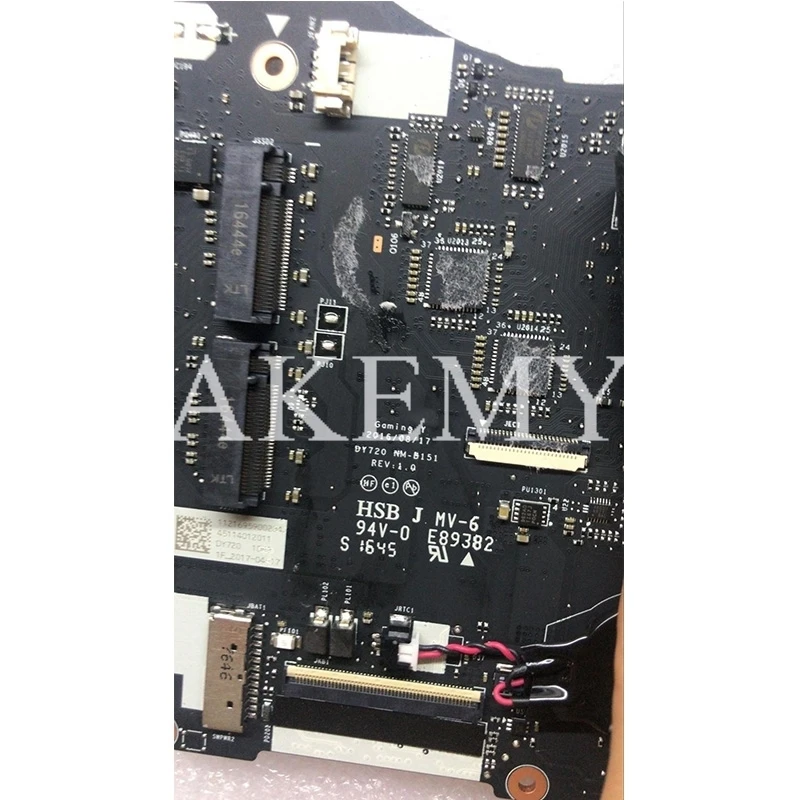 

NM-B151 Laptop motherboard For Lenovo Y910-17ISK original mainboard I7-6700HQ GTX1070-8GB